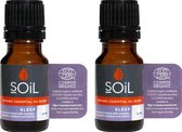 Soil - Sleep - Biologische Etherische Olie - Set Van 2 Flesjes Van 10 Ml - Rustgevend - Gewoon Heerlijk Slapen