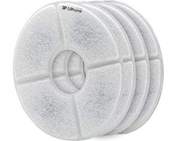 DrPhone AluPet Filter - Drinkfontein Filters - Navulling Set: 4 Stuks - Voor Katten en Honden (3 Maanden)