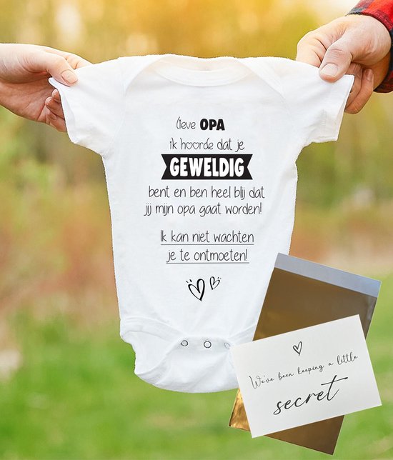 culbutomind Baby Tweelingen Rompertje I Love My Grandma Grandpa Fun
