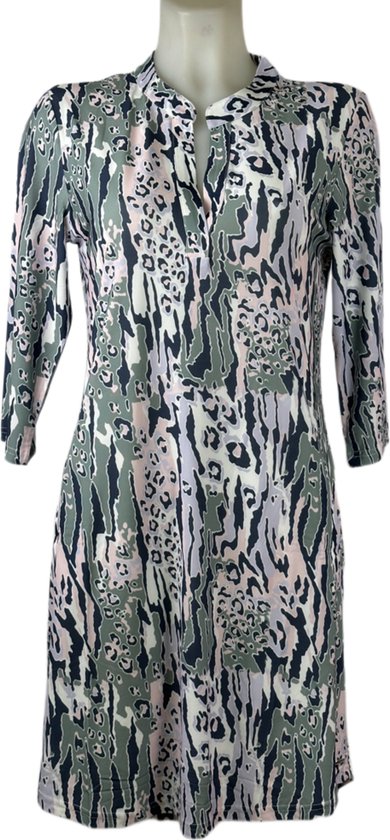 Angelle Milan – Travelkleding voor dames – Pastel Jurk – Ademend – Kreukherstellend – Duurzame blouse - In 5 maten - Maat M