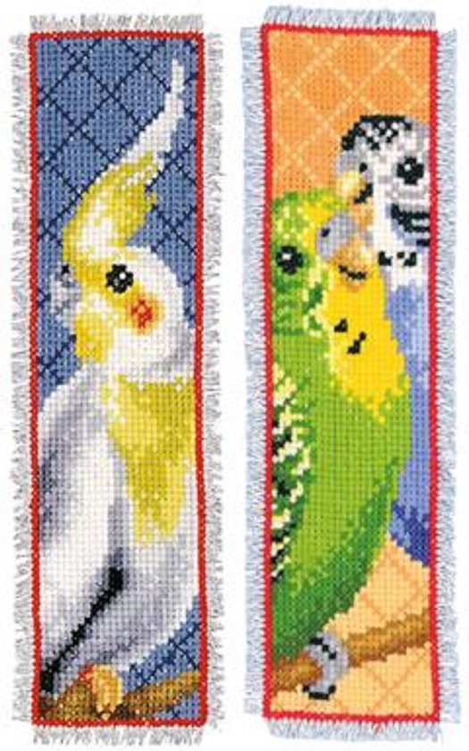 INFUNLY 6 stuks eendenkuiken, kruissteek, bladwijzerset voor beginners, ganzen en woorden, gestempeld borduurwerk, bladwijzers, dieren, needlepoint bladwijzerset met handleiding voor boekenliefhebbers