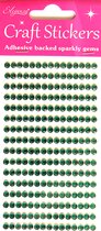 Oaktree - Stickers Diamantjes Groen (per vel) 4mm