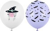 Partydeco - Ballonnen Halloween Heks (50 stuks) - 30 cm