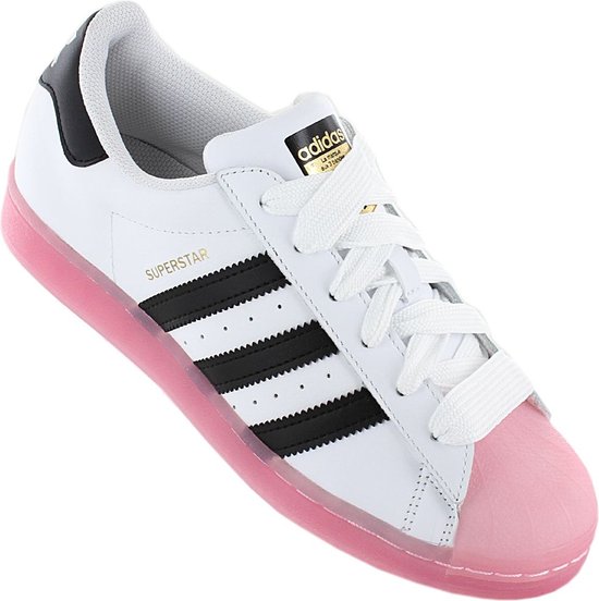 Voorlopige naam drempel rand adidas Originals Superstar W - Jellied Shelltoe - Dames Sneakers Schoenen  Wit-Roze... | bol.com