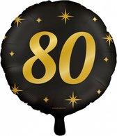 Paperdreams - Folieballon Classy Party - 80 jaar