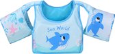 Luxe zwemvest voor kinderen - Blauw Haai - 2-6 jaar - 15-25 kilo - Veilig zwemmen - Zwemband - Reddingsvest