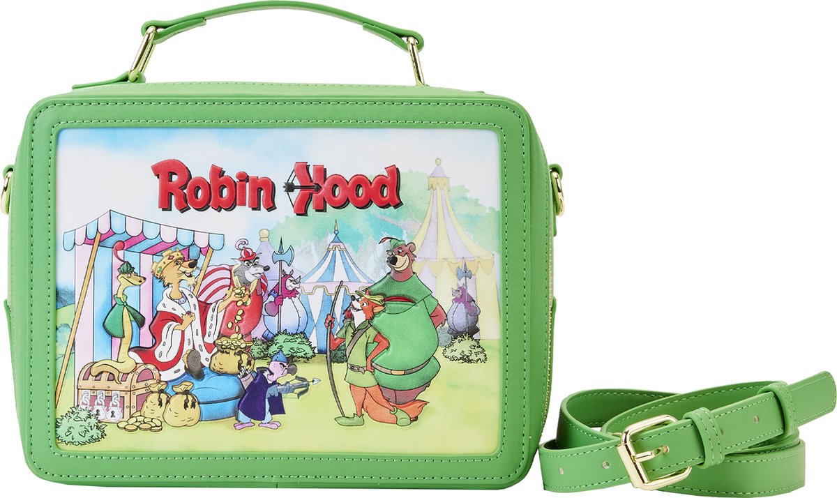 Disney Loungefly Crossbody Bag Robin Hood Lunchbox model