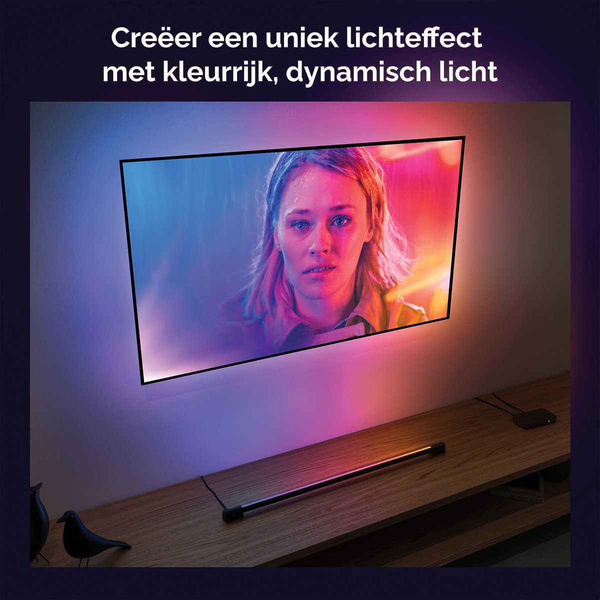 Philips Hue Play gradient light tube - wit en gekleurd licht - 75cm - zwart — afbeelding 3