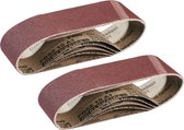 PARKSIDE® Schuurpapier set 10 delig - Bandschuur papier 75 x 533 mm - Geschikt voor alle gangbare bandschuurmachines