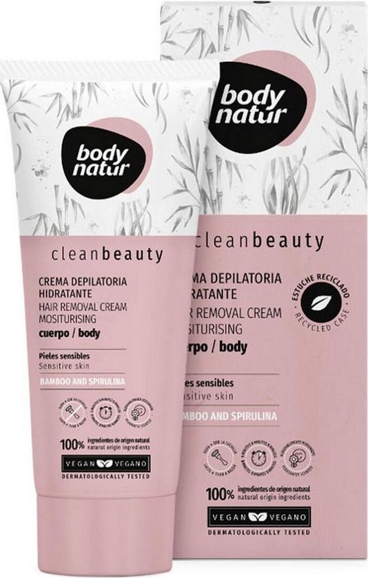 Body Hair Removal Cream Body Natur Clean Beauty 200 ml bol