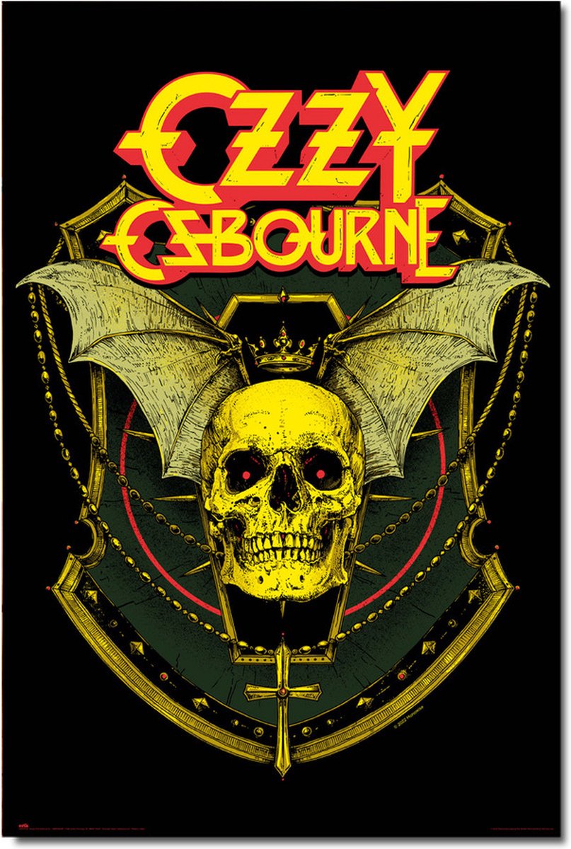 Grupo Erik Ozzy Osbourne Skull - Maxi Poster - 61 x 96.5 cm Multi color