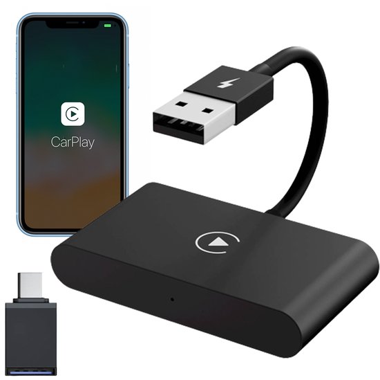 Magnify® Deluxe Carplay Dongle Draadloos Carplay Draadloze