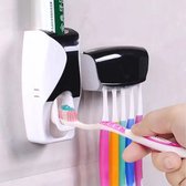 Distributeur de Dentifrice - Porte-brosse à dents - Presse Dentifrice - Presse-tube - Porte Dentifrice - Convient pour brosse à dents électrique - Zwart