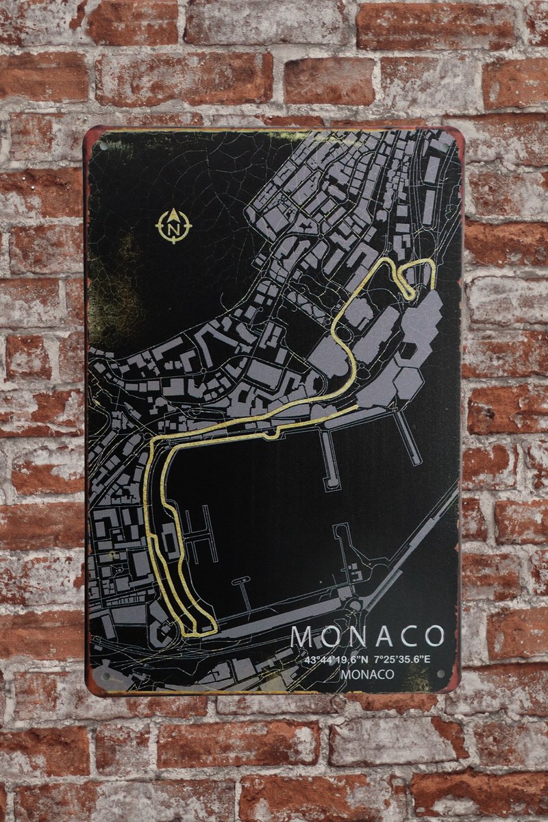 Belgique F1 Marchandises Grand Prix Circuit Plaque Vintage en Métal Belgique F1 Marchandises Grand Prix Circuit Plaque Vintage en Métal