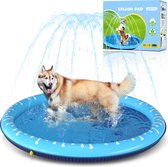 Nobleza B4J3F - Zwembad Hond - Ø170cm - Opvouwbaar Fontein voor Honden - Honden Speelgoed - Verkoeling Voor Huisdieren