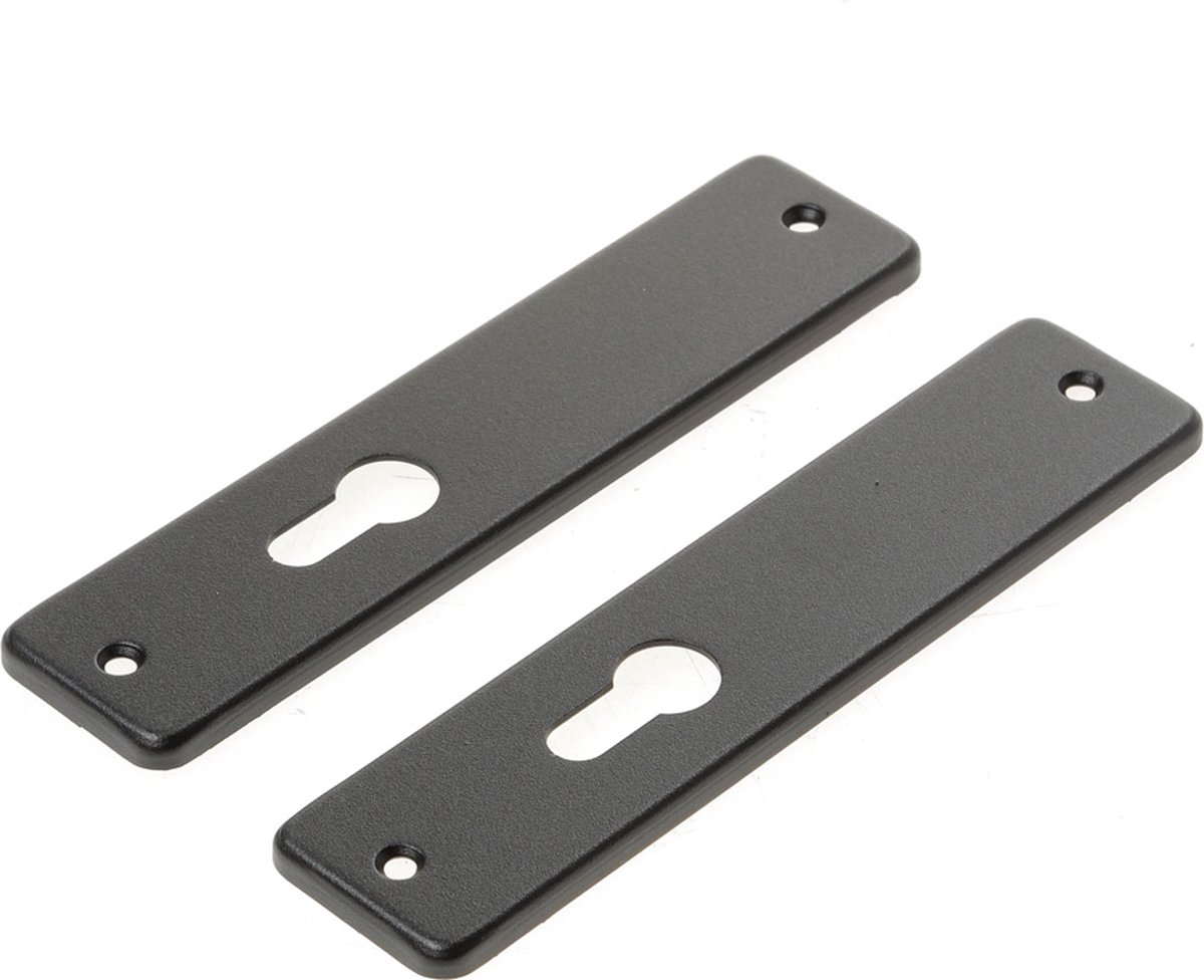 Schild - Zwart - Aluminium - VEILIG - Aluminium binnendeurschild rechthoekig 180x41x6 mm PC55, zwart