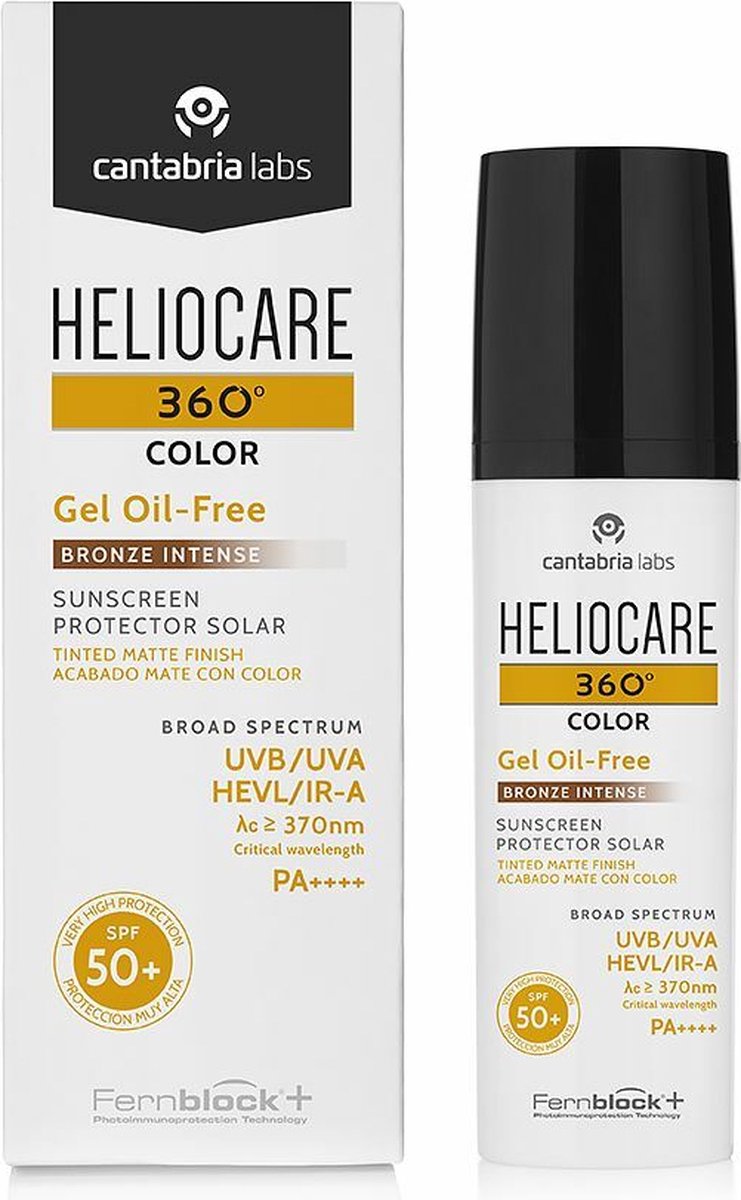 Zonnebrandcrème met Kleur Heliocare 360º Bruiner 50 ml Spf 50
