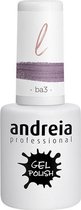 Andreia Professional - Gellak - Kleur ROZE GLITTER BA3 - Ballet Limited Edition - 10,5 ml