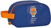 Toilettas voor op School Valencia Basket Blauw Oranje