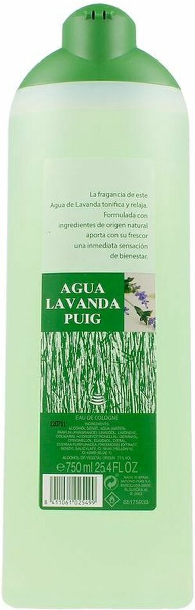 Goedkoopste Uniseks Parfum Agua Lavanda EDC (750 ml