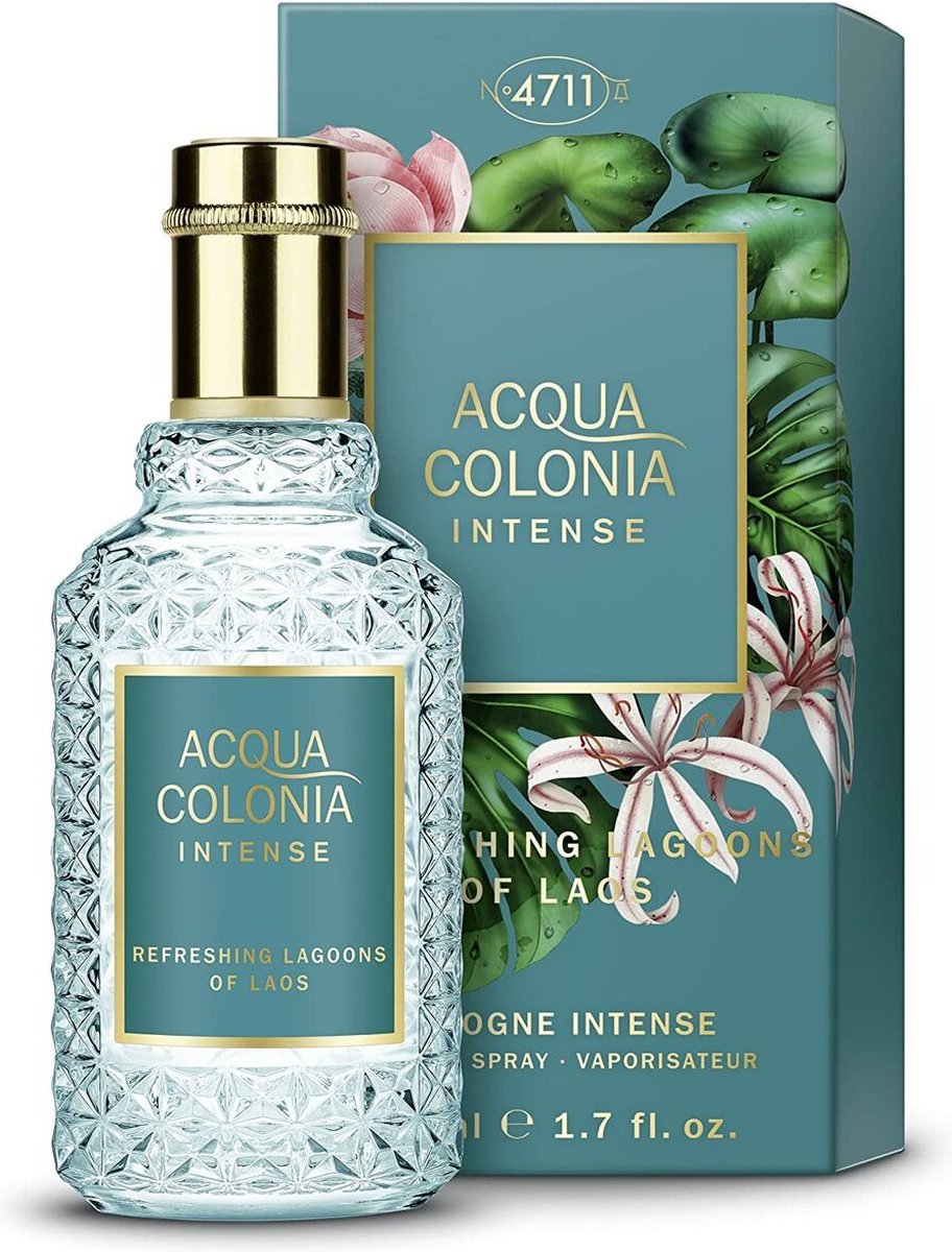 Uniseks Parfum 4711 EDC Acqua Colonia Intense Refreshing Lagoons of Laos 50 ml