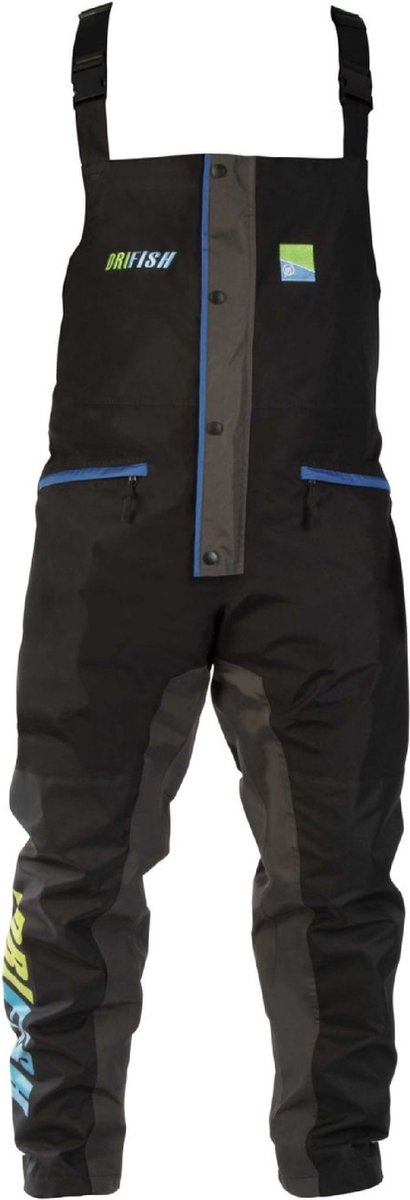 Preston Drifish Bib & Brace Large Zwart