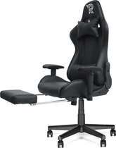 Ranqer Felix Pro - Gamestoel met voetsteun - Gaming Chair / Gaming Stoel - Ergonomische Bureaustoel - Gaming stoel met voetensteun - Zwart
