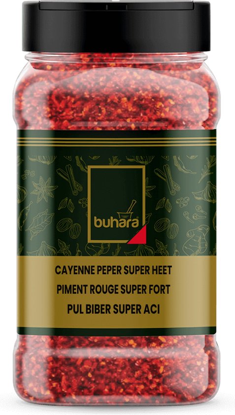 Buhara - Cayenne Peper Super Heet - Pul Biber Super Aci - Piment Rouge Super Fort - Red Pepper Flakes Super Hot - 150 gr