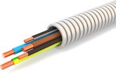 Conduit flexible avec fil VD - Conduit flexible pré-câblé - 3x2,5 mm + 2x1,5 mm - 16 mm - 100 mètres