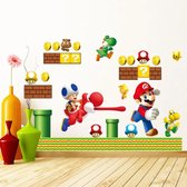 Muurstickers Wanddecoratie - Kinderen - Decoratieve retro videogames - Muurdecoratie Voor Kinderkamer