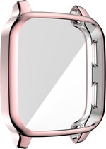 Beschermende watch case - hoesje - geschikt voor Garmin Venu SQ - roze