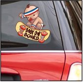 Baby On (skate) Board Auto Sticker | Auto Sticker
