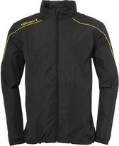 UHLSPORT Stream 22 All Weather Jas Heren - Black / Lime Yellow - L