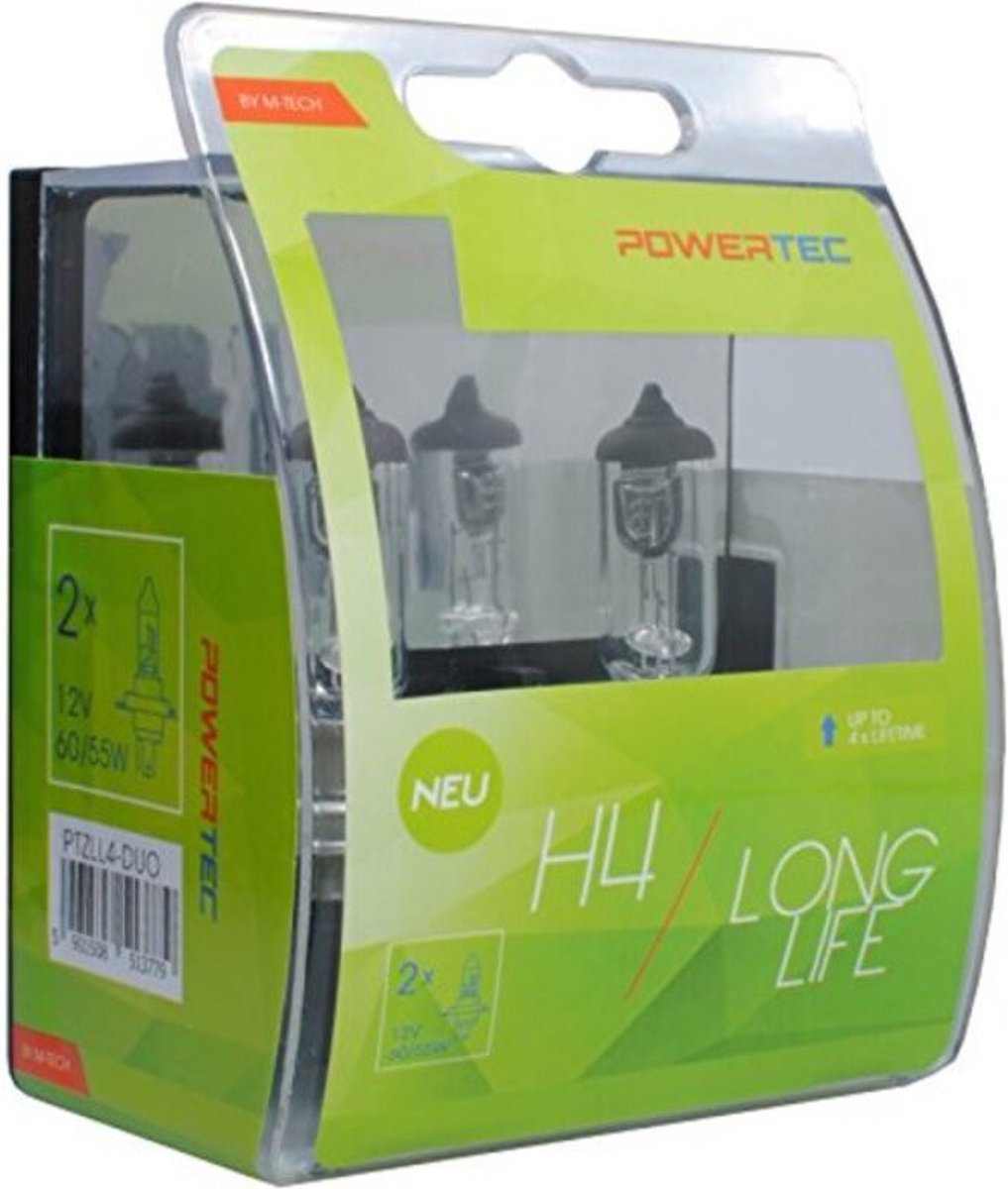 Powertec Long Life H4 12V Set