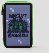 Minecraft Adventure Club Etui met Inhoud - 20 delige set - 2 vakken