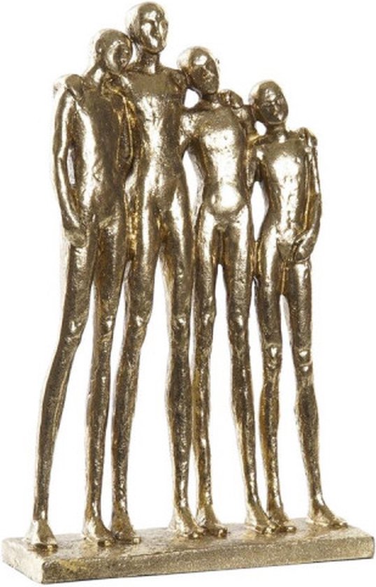 Decoratieve figuren DKD Home Decor Gouden Hars Modern (18,5 x 6,5 x 28 cm)