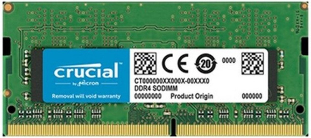Crucial CT8G4SFS824A 8GB DDR4 SODIMM 2400MHz (1 x 8 GB) - Crucial