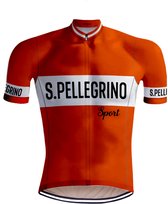 Retro Wielershirt San Pellegrino Oranje - REDTED (4XL)