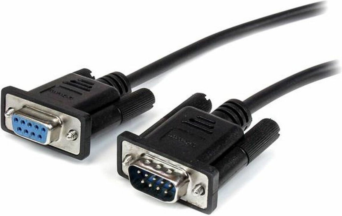 StarTech.com Zwarte straight-through DB9 RS232 seriële kabel