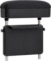 vidaXL Accoudoir universel 23x8x(30-38) cm ABS Noir