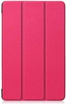 Teleplus geschikt voor Samsung Galaxy Tab A 10.1 (2019) T510 Smart Cover Stand Case Pink hoesje