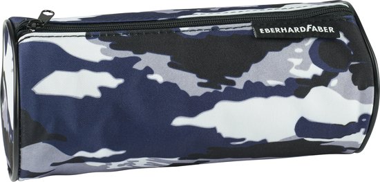 Eberhard Faber etui - Jumbo - Camouflage blauw/grijs - leeg - EF-577493