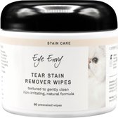 Eye Envy - Tear Stain Remover - Kat - Ready To Use - Traanvlek Verwijderaar - 60 stuks wattenschijfjes