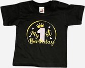Baby shirt ''mijn eerste verjaardag'' maat 80