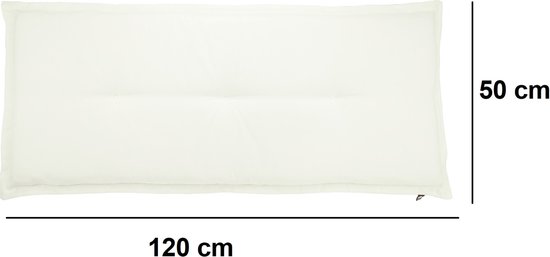 Kopu® Manchester Sand Coussin de canapé 120x50 cm - Sable - Tissu de haute qualité