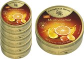 6 Blikjes Multi-Vitamin Drops á 175 gram - Voordeelverpakking Snoepgoed