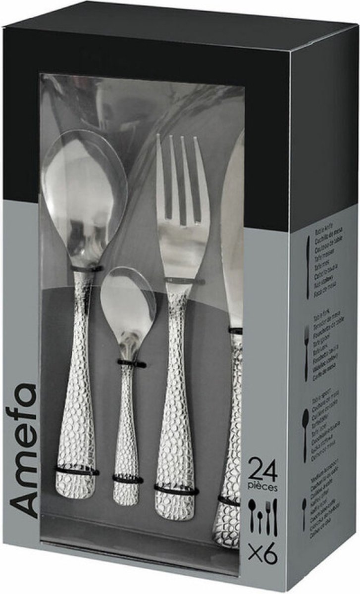 Amefa 2214PHPA10C40 keukenkast 24-delig voor 6 personen