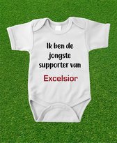 Mooi baby rompertje met uw club Excelsior