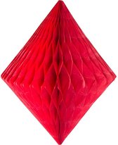 Folat - Honeycomb rood diamant 30 cm