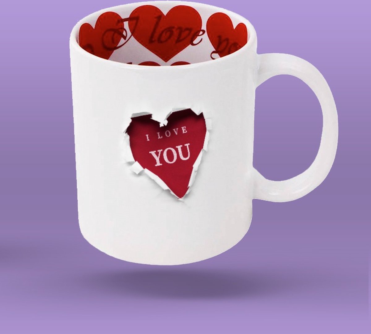 Mok I Love You - Valentijnsdag versiering - Valentijnsdag cadeau - valentijnsdag